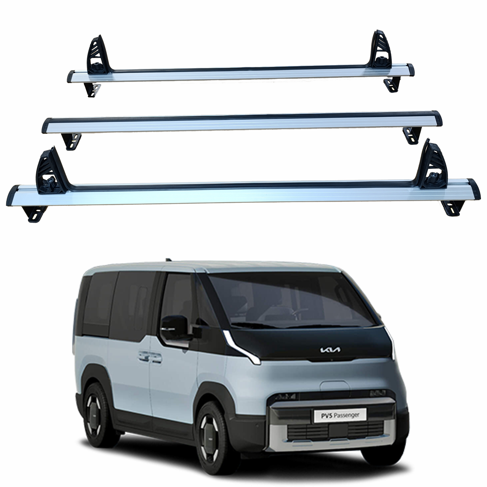 For Kia PV5 Cargo Van Ladder Racks 3 Qty For Kia PV5 Cargo Van Ladder Racks 3 Qty